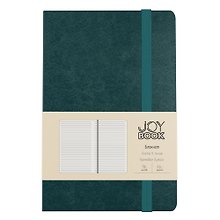 Записная книжка «Морской залив» А6, 96 листов в линейку, экокожа, Joy Book
