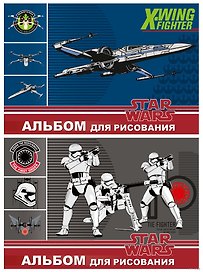 Альбом для рисования Star Wars, А4, 40 листов, в ассортименте