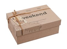 Коробка подарочная "Weekend" 18*14*7см, картон