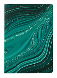 Книга для записей А5 80л "Dream book. № 3" иск.кожа, интеграл.переплет, комбинир.блок (точка, линия), инд.уп.
