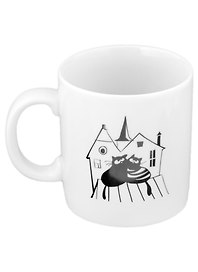 Сувенир Дулевский фарфор Кружка "Cat Story" фарфор. 300мл h=9см, d=8см в асс. С-010103