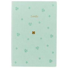 Ежедневник «Be lucky!», мятный, недатированный, А5