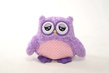 Игрушка мягкая, Совиные настроения, 35см, фиолетовая