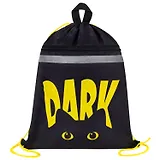 Мешок для сменной обуви "Dark cat" 46*36см, с петлей, светоотр. полоса,инд.уп.