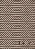Записная книжка, Феникс+, А6 (98*135мм) 200л. Notebook Зигзаги тверд. обл. с порол. выбор.лак 42672