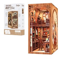 SZ03 Конструктор интерьерный – сборный домик CuteBee - Секретный Ритм, 355 деталей (материалы: дерево, картон, пластик, металл), со световыми эффектами (подсветка интерьера), с питанием от 2хААА батареек (не включены), серия DIY, возраст 14+