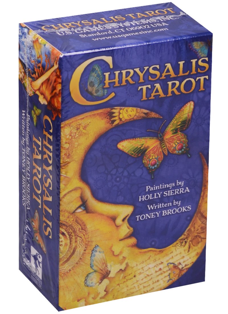 Таро Аввалон, Chrysalis tarot (илл. Holly Sierra) (78 карт+инструкция) (коробка) Brooks
Таро Аввалон, Chrysalis tarot (илл. Holly Sierra) (78 карт+инструкция) (коробка) Brooks