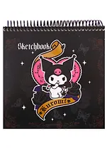 Скетчбук 190*190 48л "Куроми 2", жесткая подложка, гребень, блок 90г/м2