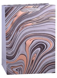 Пакет А3 42*32*11,5 "Blue marble" нейтр., бум.мат.ламинат