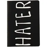 Записная книжка А6 32л кл. "HATER", тонир. внутр. блок, сшивка