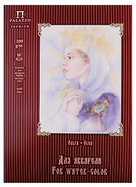 Папка д/акварели "Ольга", А-4 200г/м2, 5л. слон.кость 5л белая)