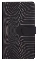 Ежедневник недат. А6+ 120л 110x190 "Тиволи" черный, кожзам, тв.переплет, тисн.фольгой, магнит.клапан, офсет, загругл.углы, справ.мат-лшы, ляссе, инд.уп