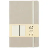 Книга для записей А5 96л тчк. "Joy Book. Утренняя дымка" иск.кожа, тв.переплет, ляссе, резинка, инд.уп.