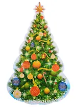 Мини-плакат "Елочка новогодняя"