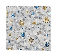Коробка подарочная "Snowflaces" 15,5*15,5*6,5см, Новый год, картон