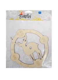 Форма для декора Лесной олень (DZ60010) (Buratini) (фанера) (упаковка)
