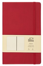 Книга для записей А5 96л тчк. "Joy Book. Пряное вино" иск.кожа, тонир.блок, скругл.углы, ляссе, резинка, карман на задн.форзаце