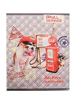 Дневник шк. "ЩЕНОК-АВТОЗАПРАВЩИК" интегр.обл., глянц.пленка, универс.шпаргалка, Феникс