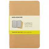 Набор книг для записей Moleskin Cahier Journal Pocket, 3 штуки, мягкая обложка, 32 листа, А6