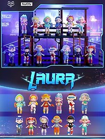 Коллекционная фигурка Киберпанк Laura, 11см, 12-Toycity-20269, Blind Box, ToyCity 15+