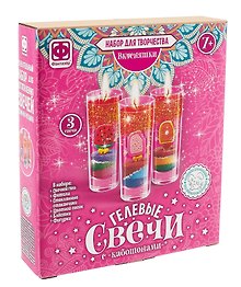 Набор для творчества Фантазёр. Гелевые свечи с кабашонами «Вкусняшки»