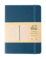 Ежедневник недат. А6 136л "Joy Book" таинственный океан 7Б, иск.кожа, тв.переплет, тонир.форзац, тонир.блок, скругл.углы, ляссе, резинка, карман на задн.форзаце, инд.уп