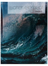 Записная книжка А6 80 листов "Пейзаж. Морские волны"