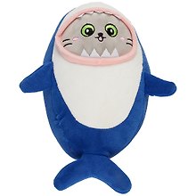 Мягкая игрушка "Котик-акула", 30 см