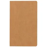 Бизнес-блокнот А5 128л кл. "DOBBY" бежевый, лайт, интегр.переплет, тонир.блок, Hatber