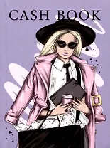 Записная книжка А6 96л "Cash-book 1" интегр.переплет, мат.ламинация, выб.УФ-лак