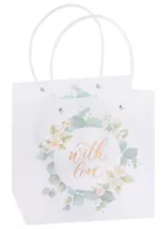 Пакет А5 22*21,5*10 "Цветочный венок" жен., пластик, ассорти