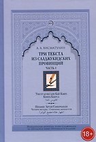Три текста из салджукидских провинций. Часть 1