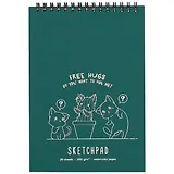 Скетчбук А5 20л "Котята", 200г/м2, тв.обложка, фольга, гребень