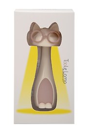 Мини-лампа LED Котик в очках (белая) (пластик) (11х4) (12-LIGHT-531)