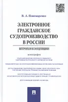 Электронное гражданское судопроизводство в России.Штрихи концепции.Монография.