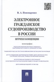 Электронное гражданское судопроизводство в России.Штрихи концепции.Монография.