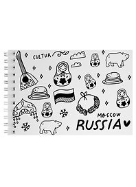 ГС Блокнот 105х148 мм Москва_Moscow_Russia