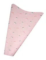 Бумага упаковочная 70*100см "Love. Розовый" глянц., инд.уп.