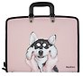 Портфель А4 10отд. "Cute animals" пластик. ручки, ассорти, инд.подвес