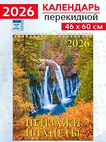 Календарь 2026г 460*600 «Пейзажи планеты» настенный, на спирали