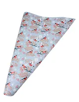 Бумага упаковочная 70*100см "Снегири. Frost" НГ, инд.уп.