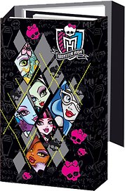 Органайзер трехблочный А5- "Monster High" ноутбук, адрес.книга, дневник, инд.уп., Академия Групп