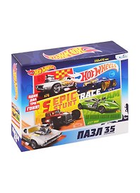 Пазл «Hot Wheels» 35 элементов, Origami