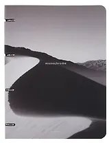 Тетрадь А4 120л кл. "Dune", дюна, на кольцах, мел.картон, ламинация