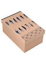 Коробка подарочная "Перья" 17*11*7.5см, картон