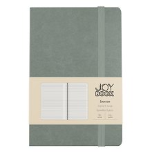 Записная книжка «Мятное мороженое» А6, 96 листов в линейку, экокожа, Joy Book