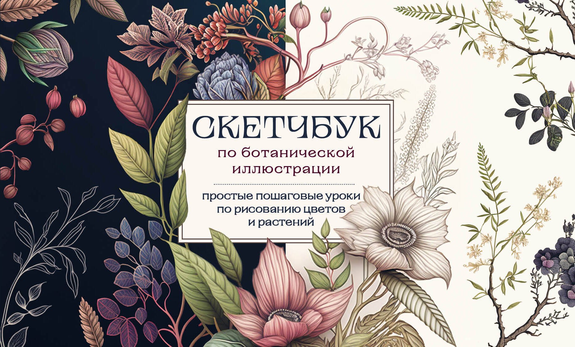 Скетчбук по ботанической иллюстрации. Простые пошаговые уроки по рисованию цветов и растений
Скетчбук по ботанической иллюстрации. Простые пошаговые уроки по рисованию цветов и растений