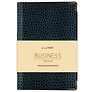 Ежедневник дат. 2027г. А6 176л "BUSINESS PREMIUM. Lizard" синий, иск.кожа, обл.поролон, мет.уголки, тонир.блок, зол.торец, 2 ляссе