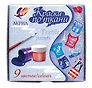 Краски по ткани 9 цветов, Луч