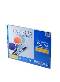 Альбом для акварели 12л А4 "Studio" спираль, 300г/м2, Fabriano